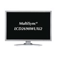 [MultiSync LCD2690WUXi2] コントラスト比1000:1/応答速度16msの25.5型WUXGA液晶ディスプレイ (ホワイト) 。価格はオープン