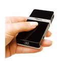 [pocket projector PK101] �d��120g�̌g�ѓd�b�T�C�Y�̃{�f�B���̗p���������^DLP�v���W�F�N�^�[�B���i�̓I�[�v��