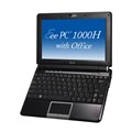 [Eee PC 1000H-X with Office (ファインエボニー)] Atom N270/160GB HDD/Draft 2.0 IEEE802.11n対応無線LANを備えた10型液晶搭載NetBook（ファインエボニー/Office Personal 2007付属）。価格は57,800円（税込）