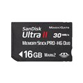 [Ultra II メモリースティック PRO-HG デュオ 16GB SDMSPDHG-016G-J95] 毎秒30MBの高速転送に対応したメモリースティックPRO-HG Duo（16GB）。価格はオープン