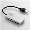 [MR-K001SV] �R�l�N�^�Œ�@�\�𓋍ڂ���40+2���f�B�A�Ή��P�[�u����̌^�J�[�h���[�_�[�i�V���o�[�j�B���i��1,995�~�i�ō��j