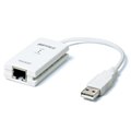 [LUA3-U2-ATX] 任天堂のゲーム機WiiやアップルのノートPC MacBook Airに対応するUSB2.0用LANアダプター。本体価格は2,280円