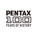 「PENTAX 100YEARS OF HISTORY」ロゴ