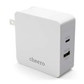 cheero 2 port PD Charger （PD 45W + USB） CHE-328