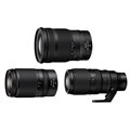 uNIKKOR Z 24-120mm f/4 SvuNIKKOR Z 28-75mm f/2.8vuNIKKOR Z 100-400mm f/4.5-5.6 VR Sv