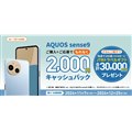 「au・UQ mobile AQUOS sense9 デビューキャンペーン」