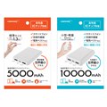 モバイルバッテリー「HD4シリーズ」のOPP袋パッケージタイプ