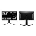 24.5型QD-Mini LEDゲーミングモニター「GR2532DML-BK」