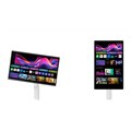 31.5�^4K���j�^�[�ɃI�[�g�s�{�b�g�Ή��̃X�^���h���t������uLG Smart Monitor Swing 32U889SA-W�v