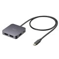 「2画面出力対応HDMI付USB Type-Cハブ(USB-5TCHHP32BK)」