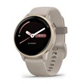 「vivoactive 6」(フレンチグレイ/パロマクリームゴールド)