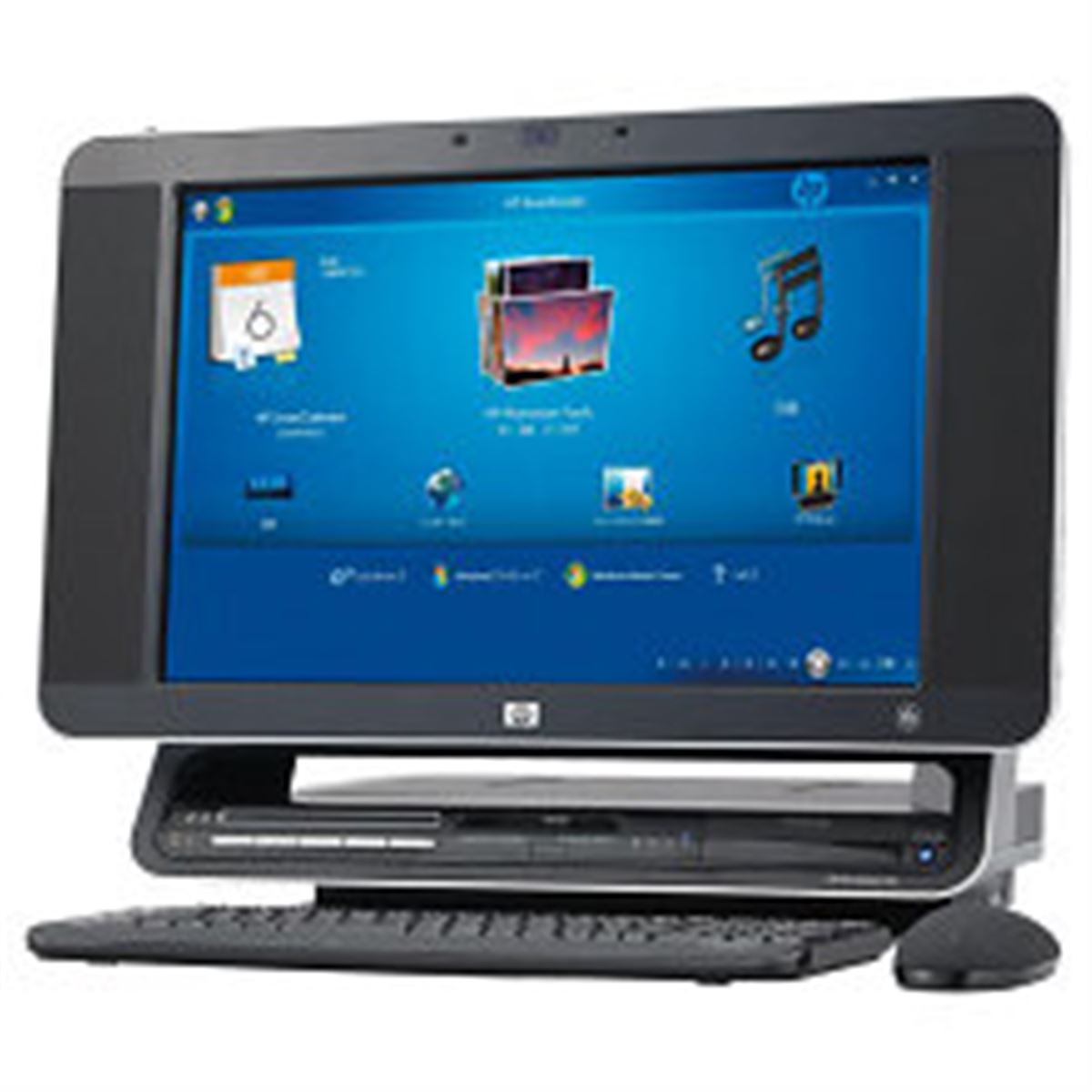 HP、タッチスクリーン操作の液晶一体型PC「TouchSmart PC」 - 価格.com