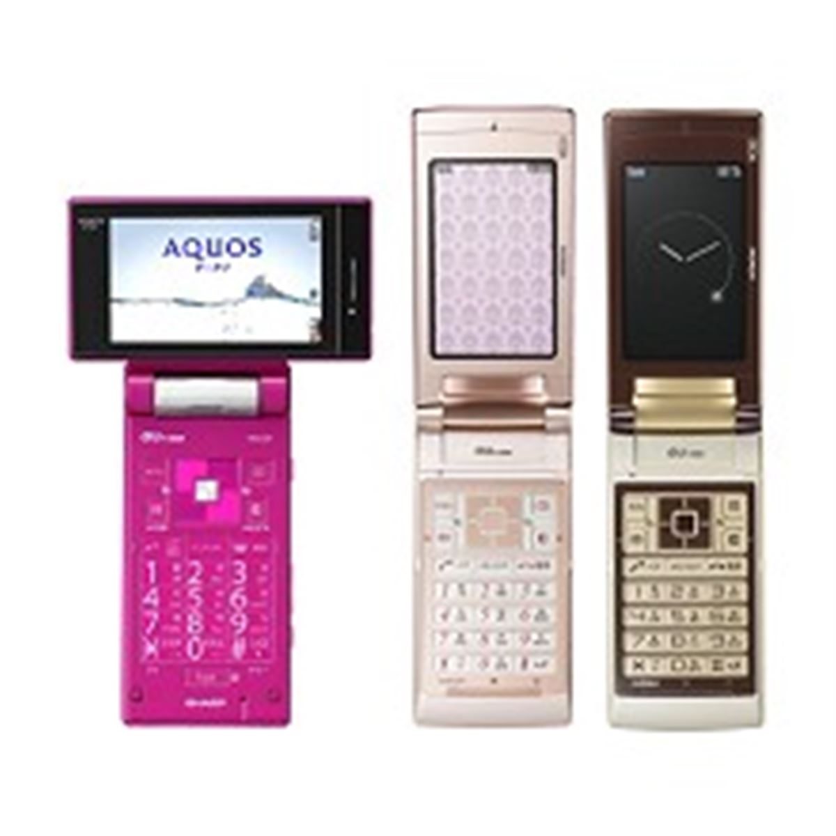 au W61SH AQUOS シャープ ピンク ガラケー ○ 平日13時までの