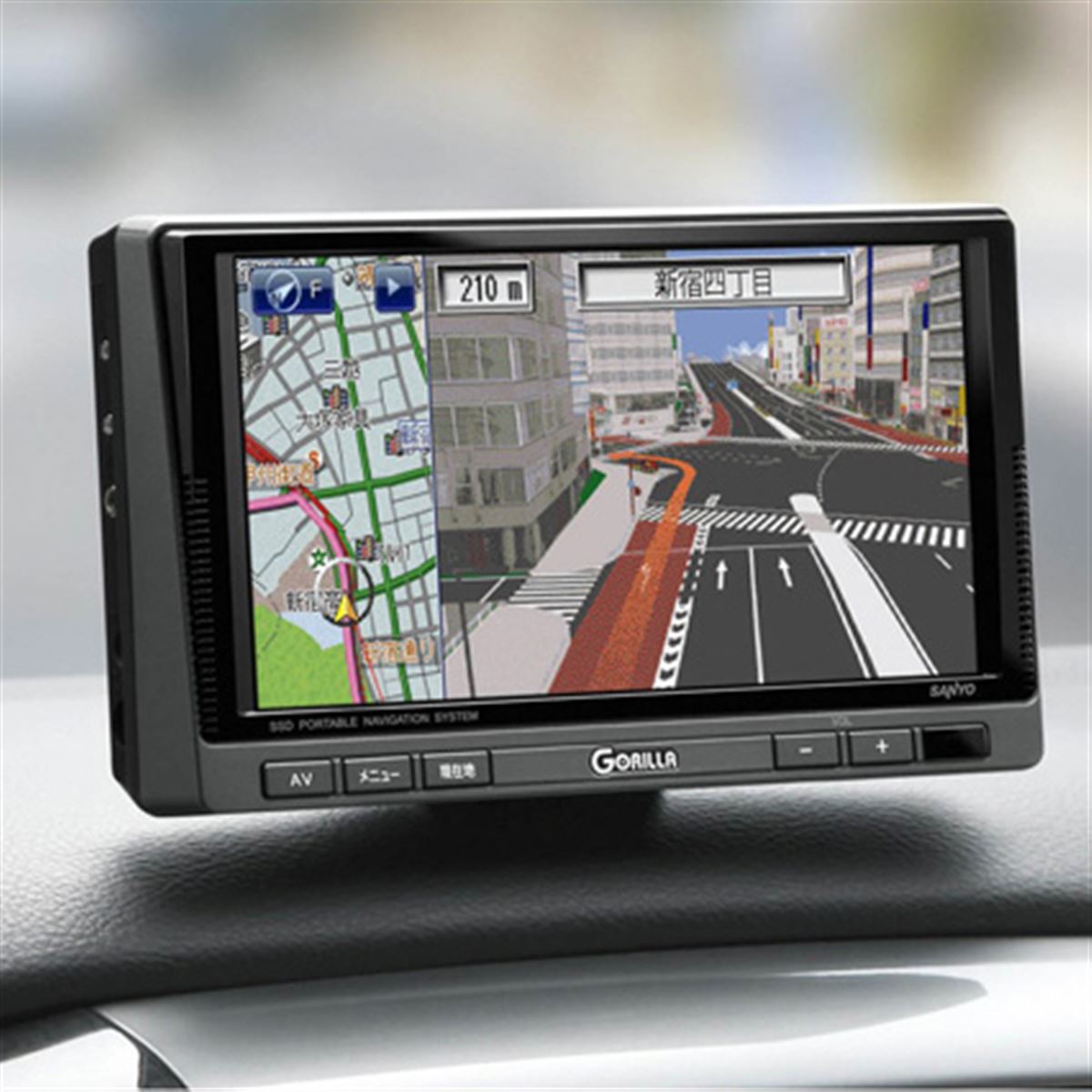 SANYO ポータブルナビ ゴリラ NV-SD650FT SANYO /6.2V型 FM