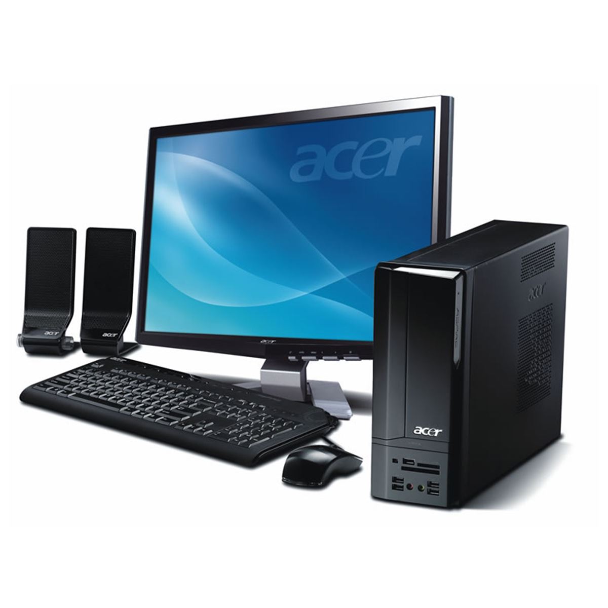 ●acer aspire x3200 デスクトップパソコン。（コンパクト） エイサー、地デジWチューナー搭載デスクトップPC - 価格.com