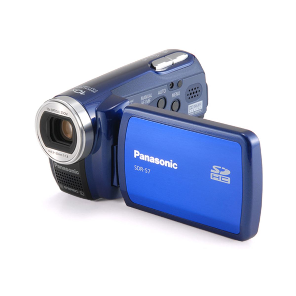 Panasonic SDR-S7 ビデオカメラ 10倍ズーム バッテリー2個付 松下、小型軽量のSDビデオカメラ「SDR-S7」 - 価格.com