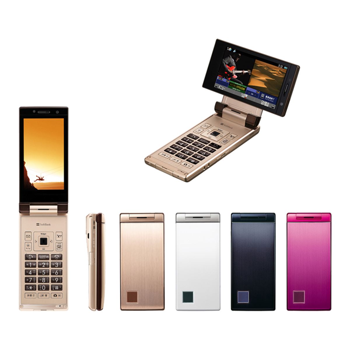 ソフトバンク、「AQUOSケータイ 932SH」を2/6発売 - 価格.com
