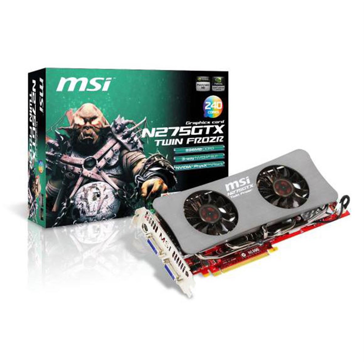 MSI、OC仕様のVGA「N275GTX Twin Frozr」 - 価格.com