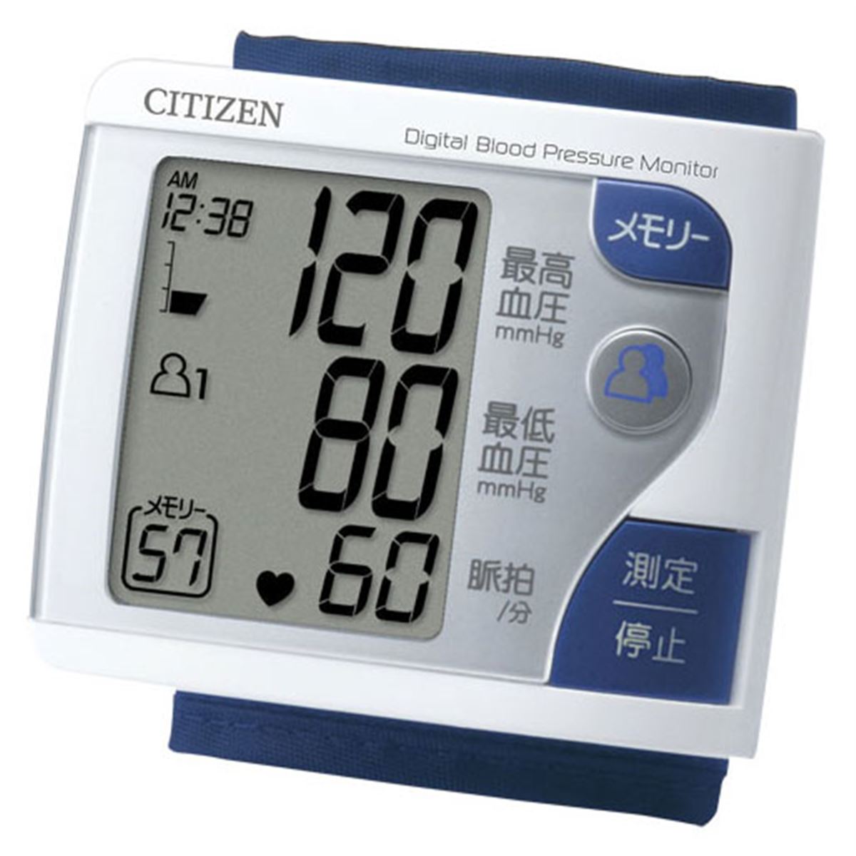 シチズン、大画面搭載の手首式血圧計「CH-608」 - 価格.com