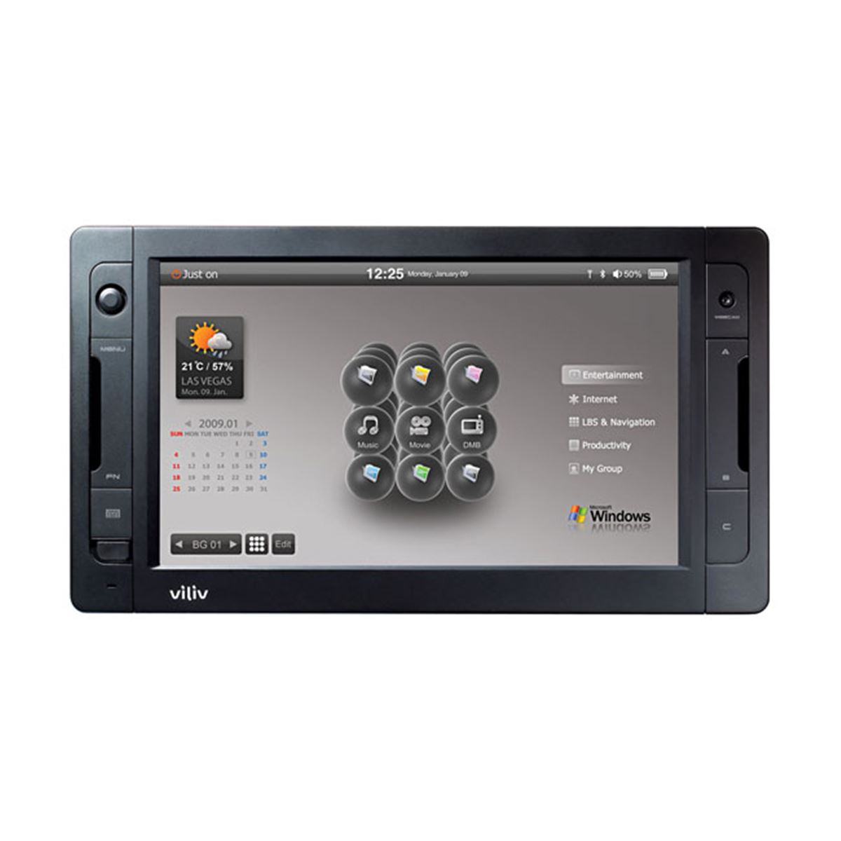 ブルレー、7型タッチパネル搭載UMPC「Viliv X70」 - 価格.com