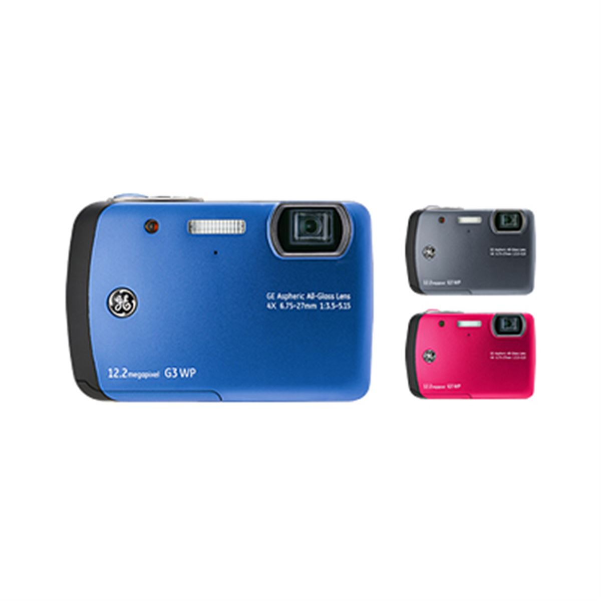 GE、1200万画素の防水デジタルカメラ「G3WP」など - 価格.com