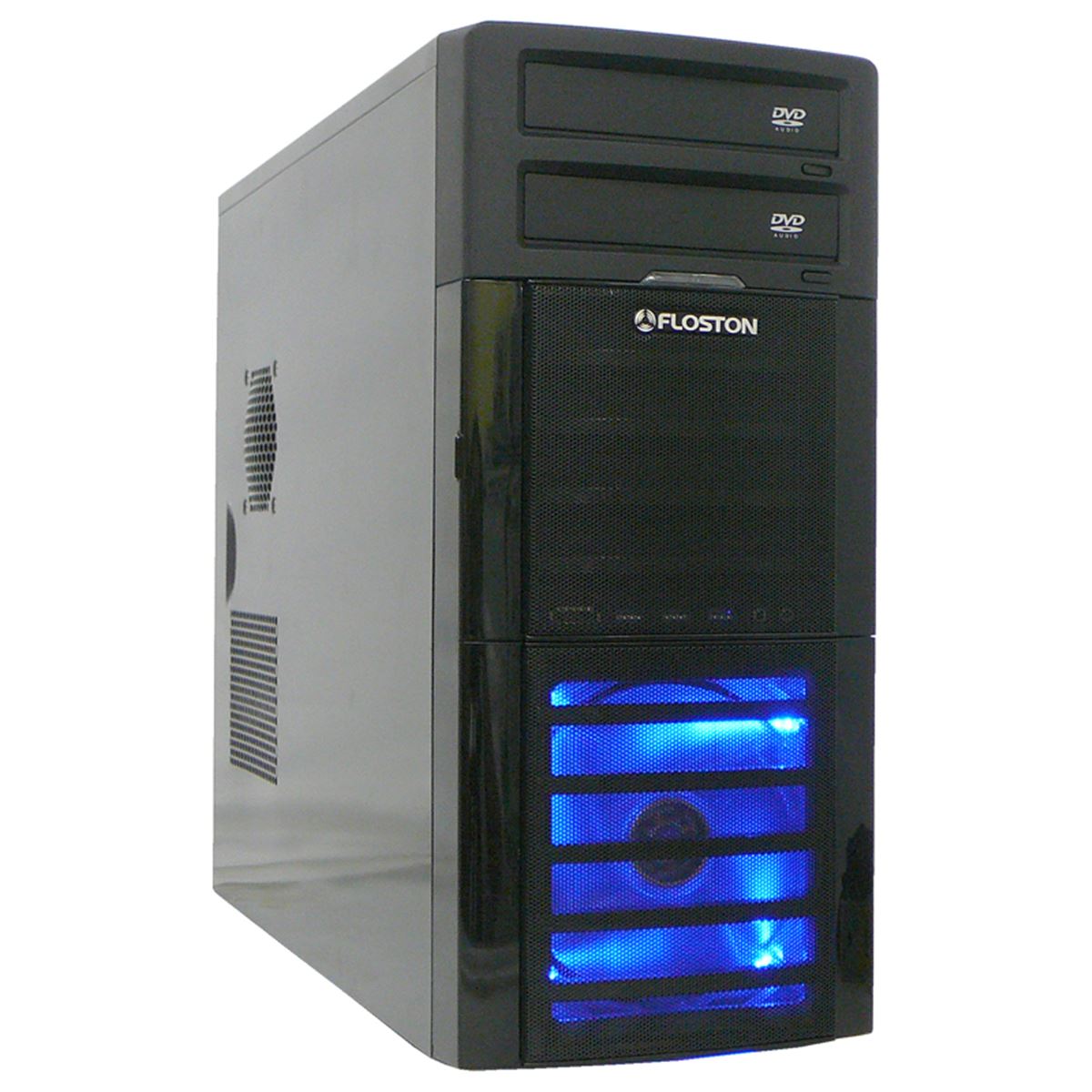 LITEON PCケース スチール アクリル 5fan アクティス、FLOSTONブランド