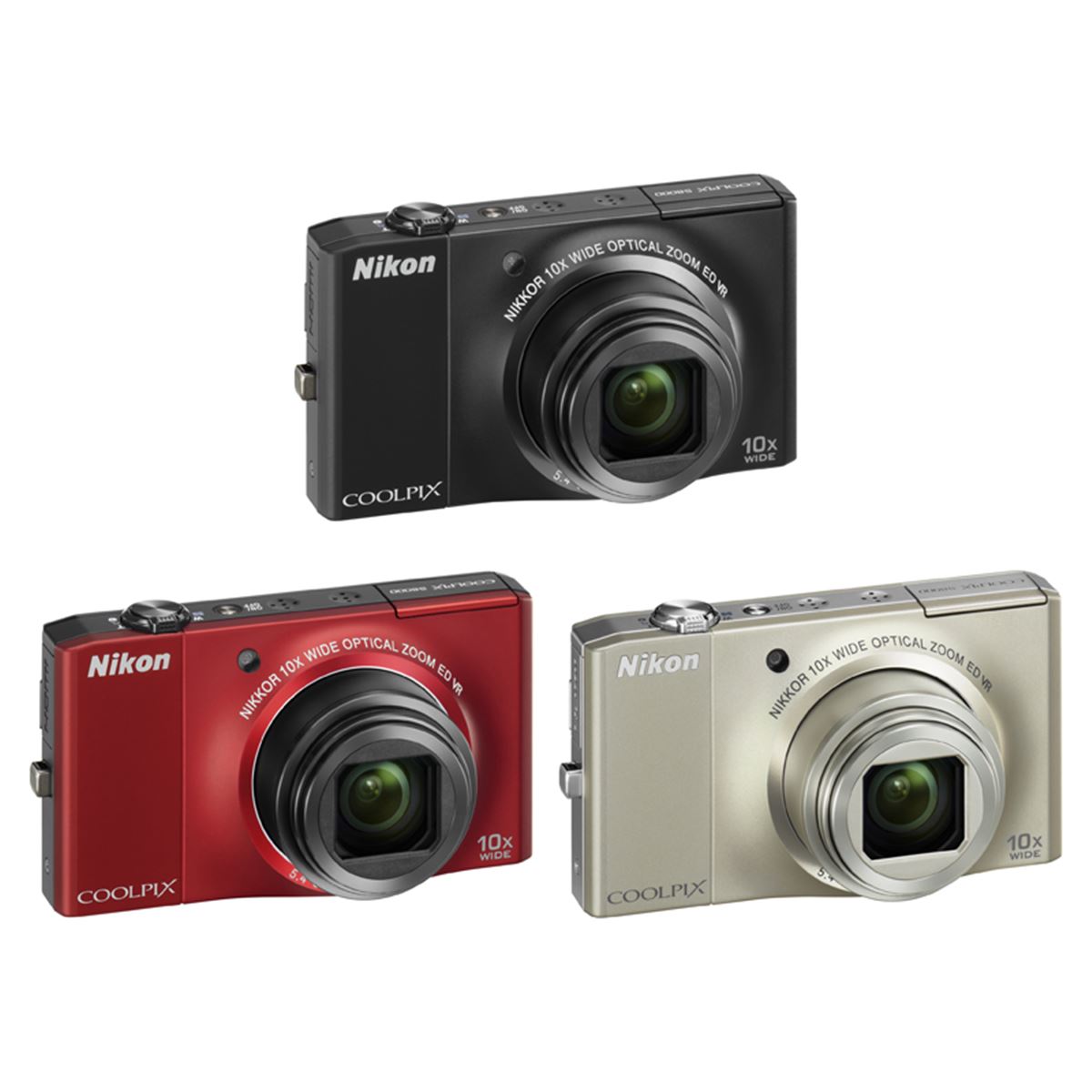 ニコン、薄型10倍ズーム機「COOLPIX S8000」 - 価格.com