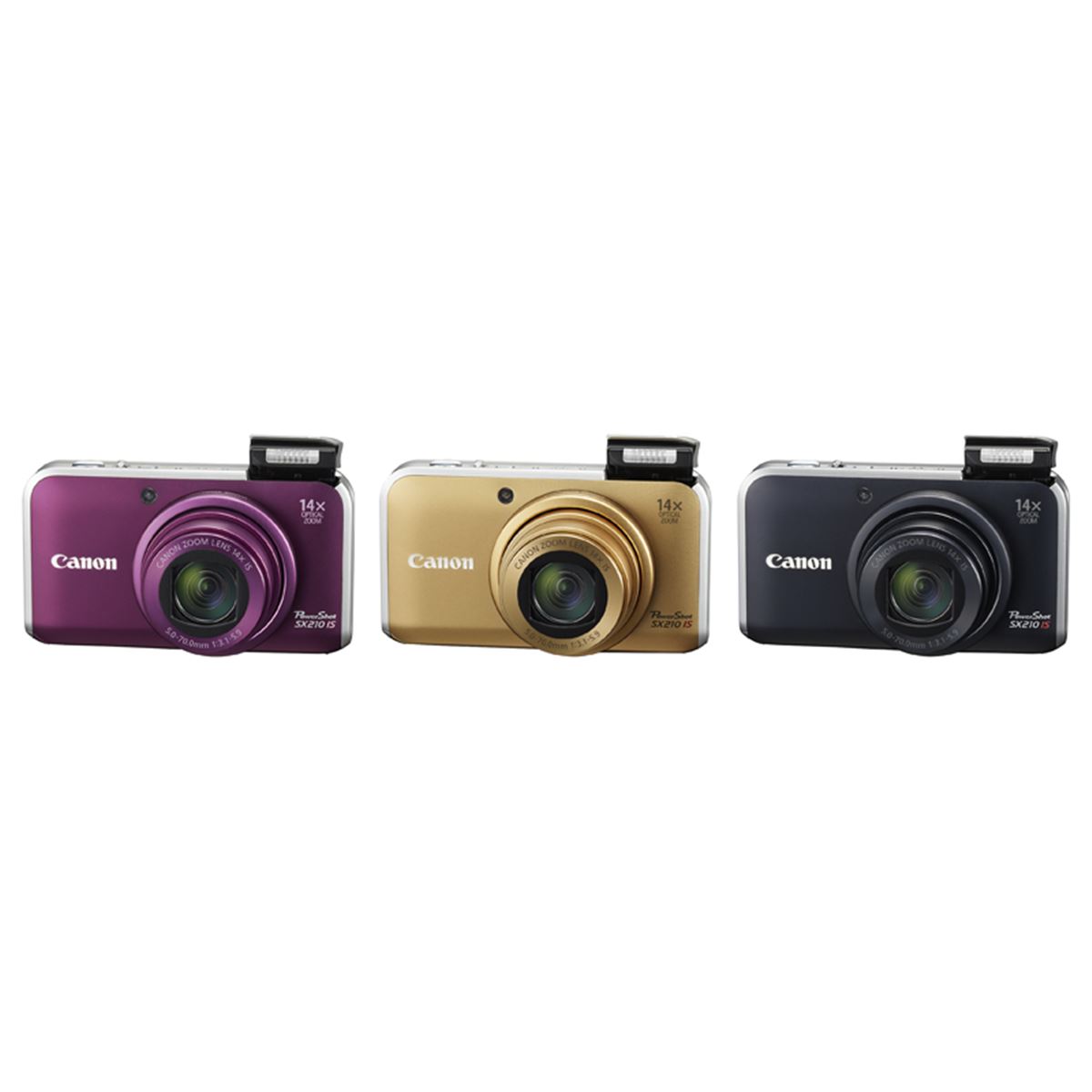 キヤノン、14倍ズーム搭載「PowerShot SX210 IS」 - 価格.com