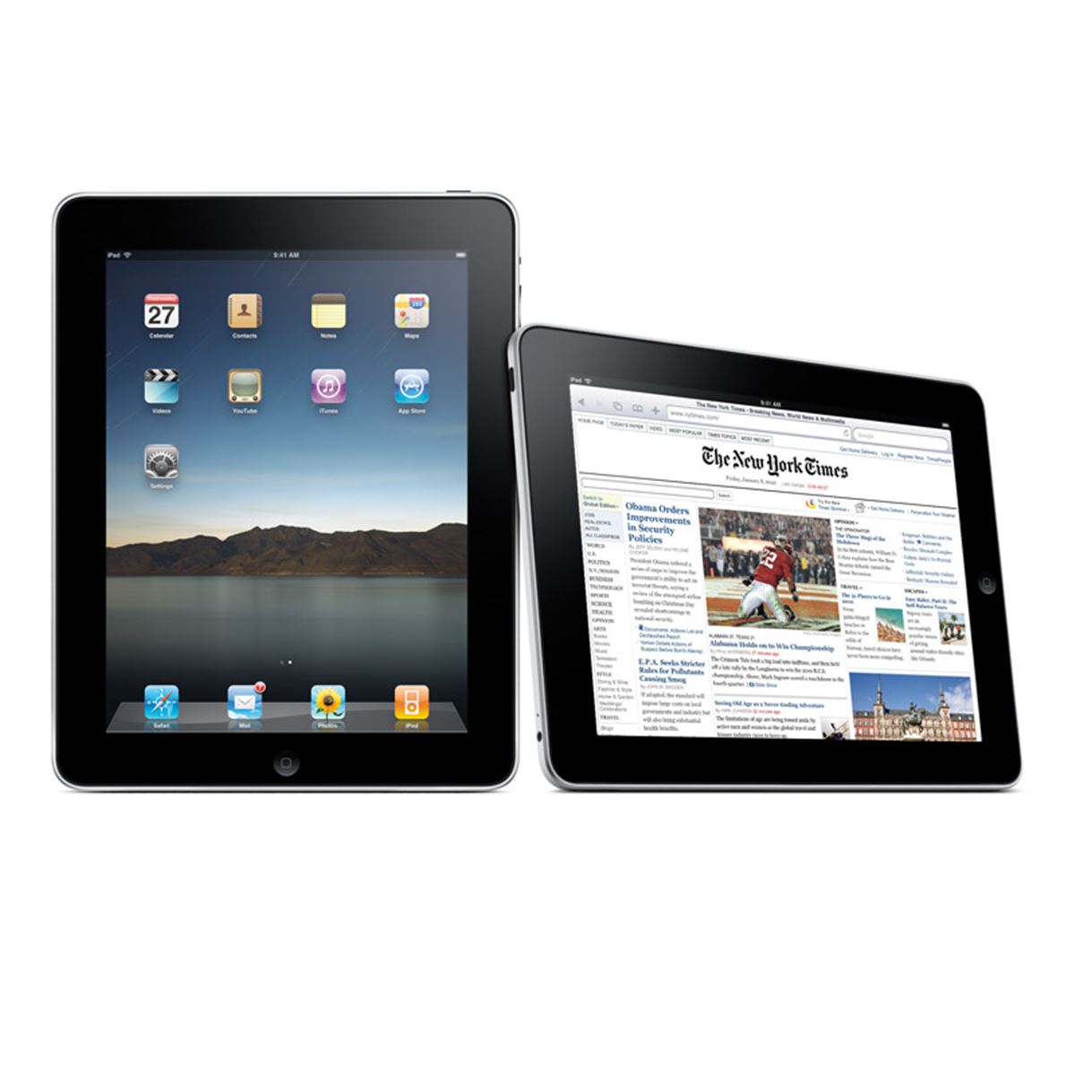 アップル、タブレット端末「iPad」4月後半に発売 - 価格.com