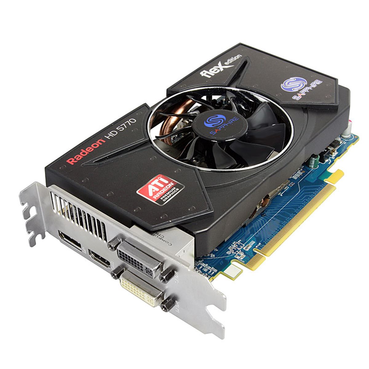 SAPPHIRE Radeon 3画面同時出力可能 ビデオカード FLEX HD6450