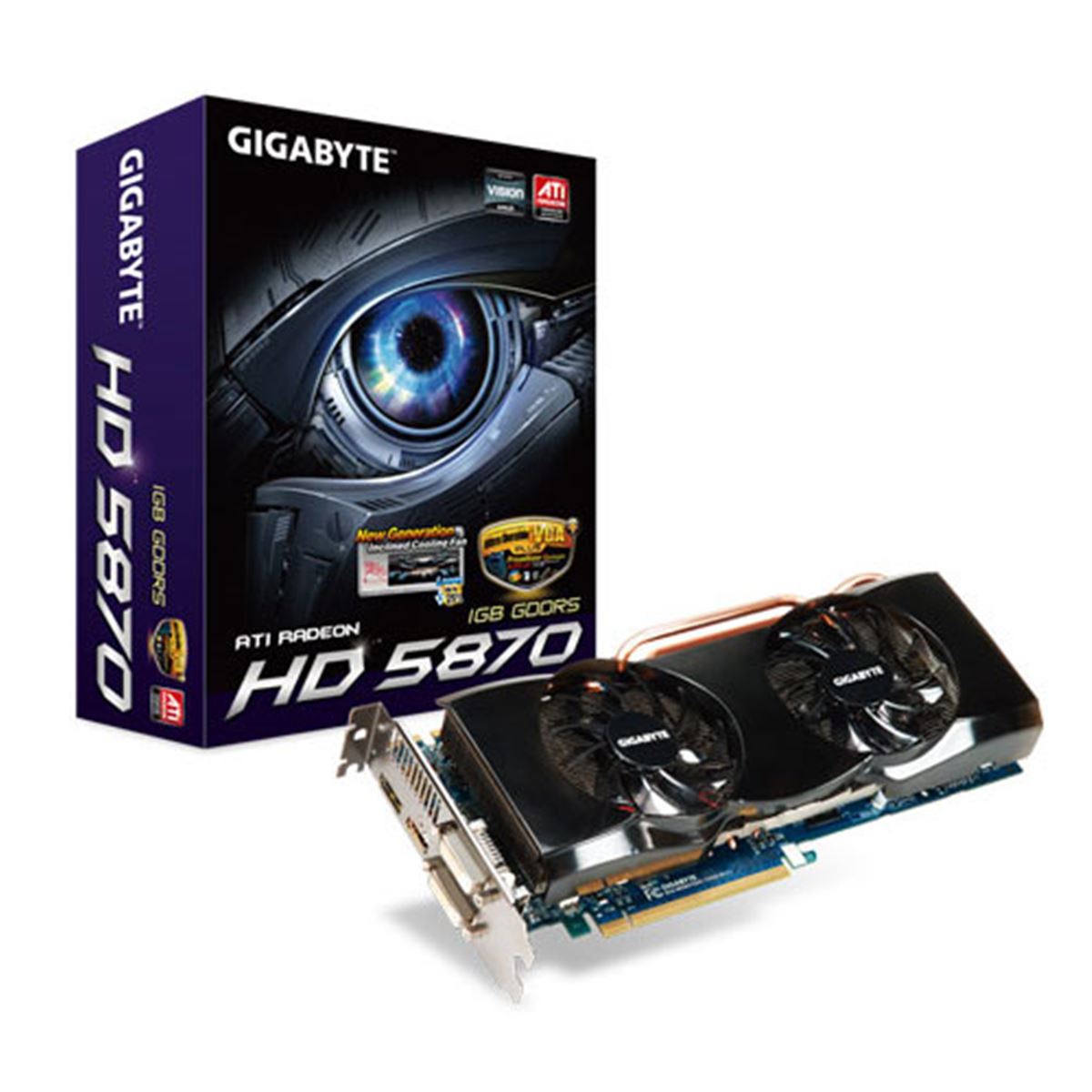 GIGABYTE、Radeon HD5870搭載のOCモデルなど2機種 - 価格.com