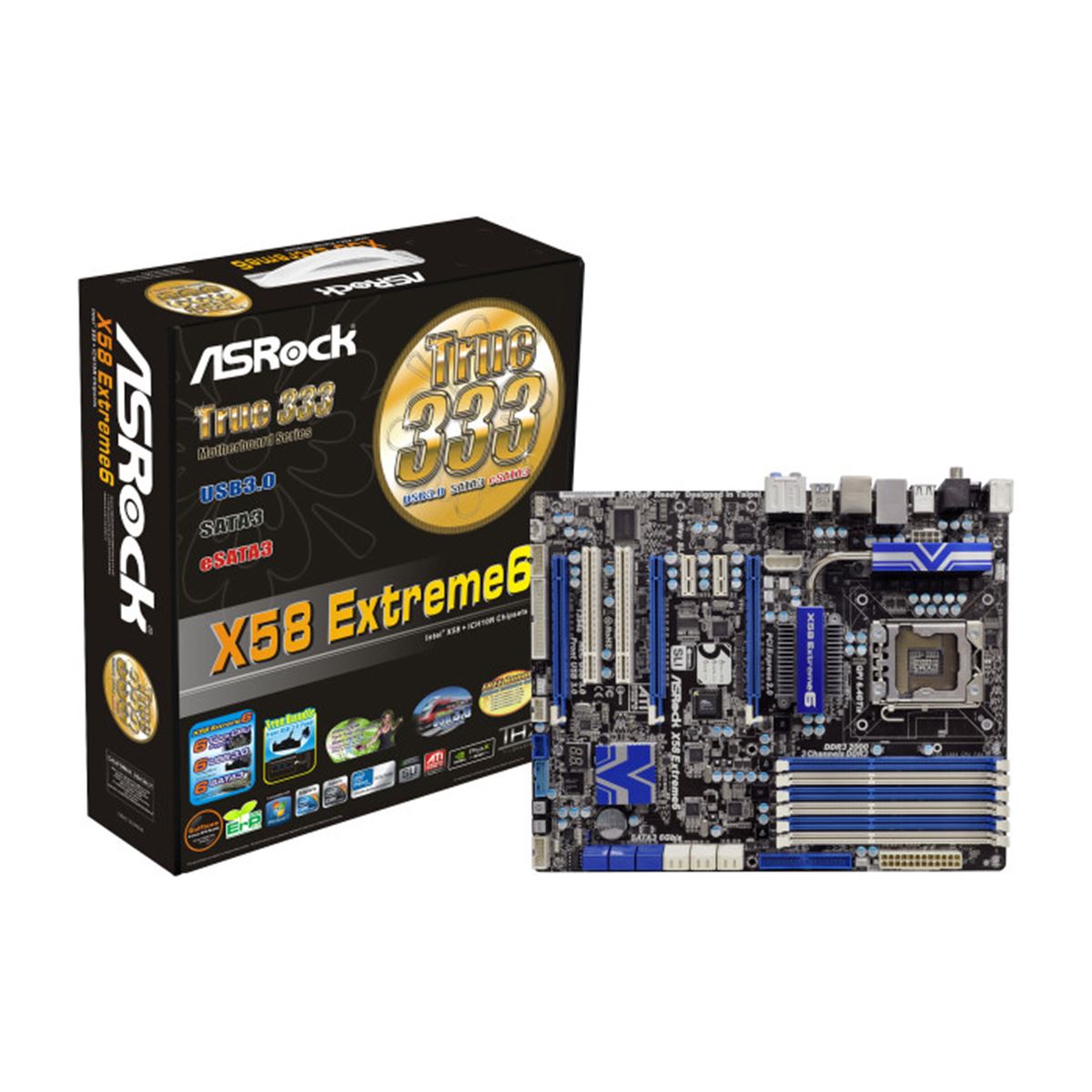 MIX58EX REV 1.0 変わり種マザーボード ASRock、USB 3.0/SATA 3.0を6基備えたX58マザー - 価格.com