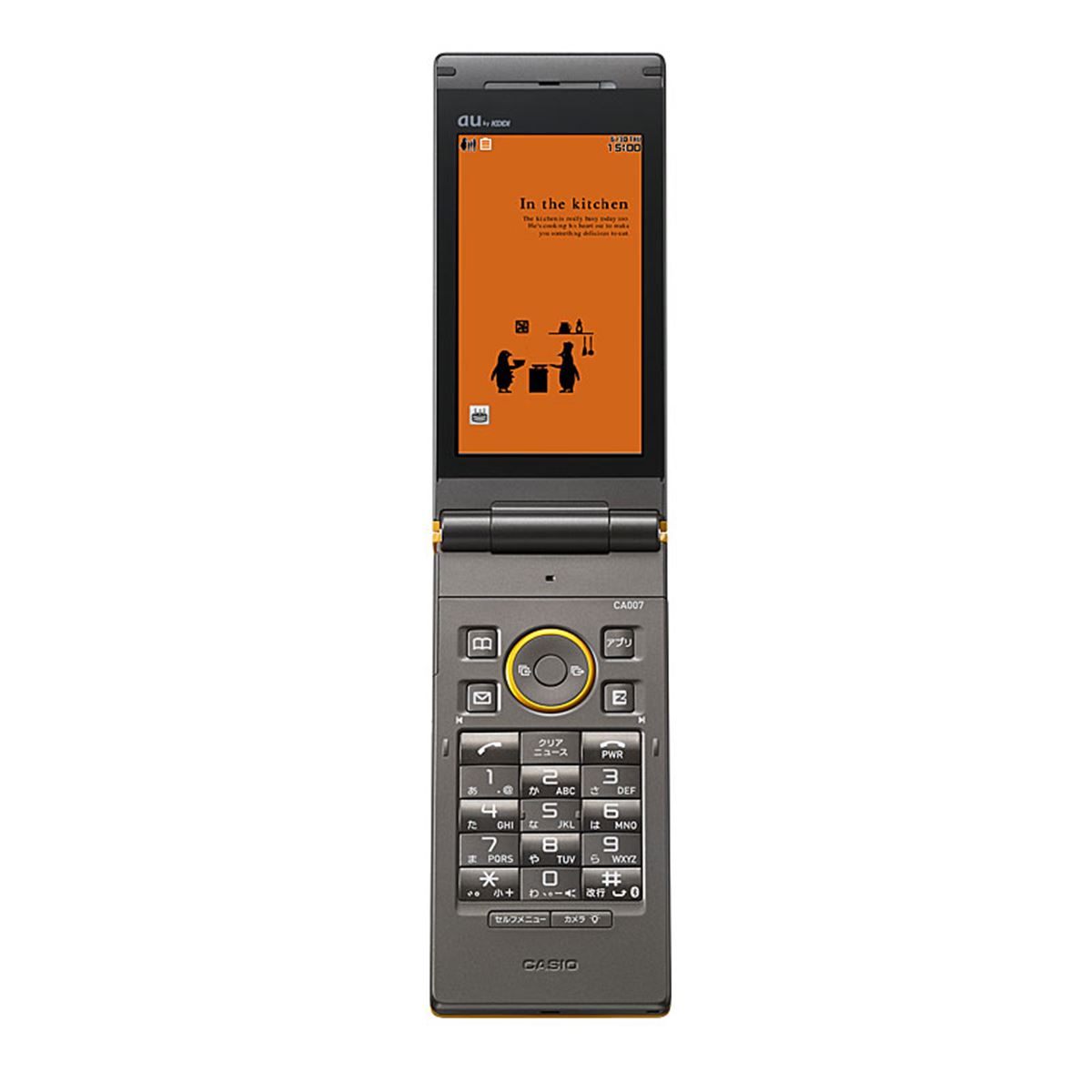 未使用オレンジ CA007 携帯電話本体 未使用オレンジ CA007 携帯本体