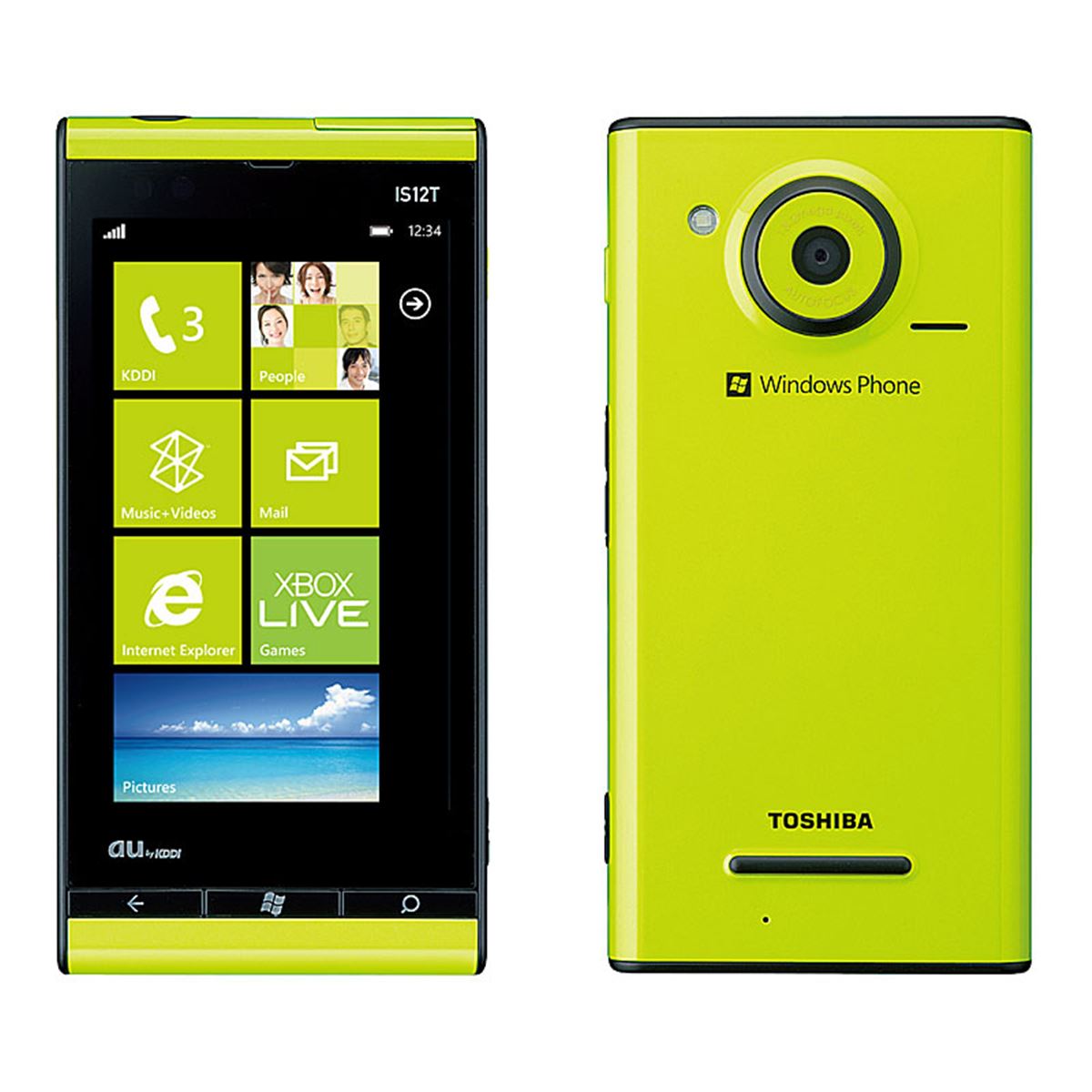 au、「Windows Phone IS12T」を8月25日より発売 - 価格.com