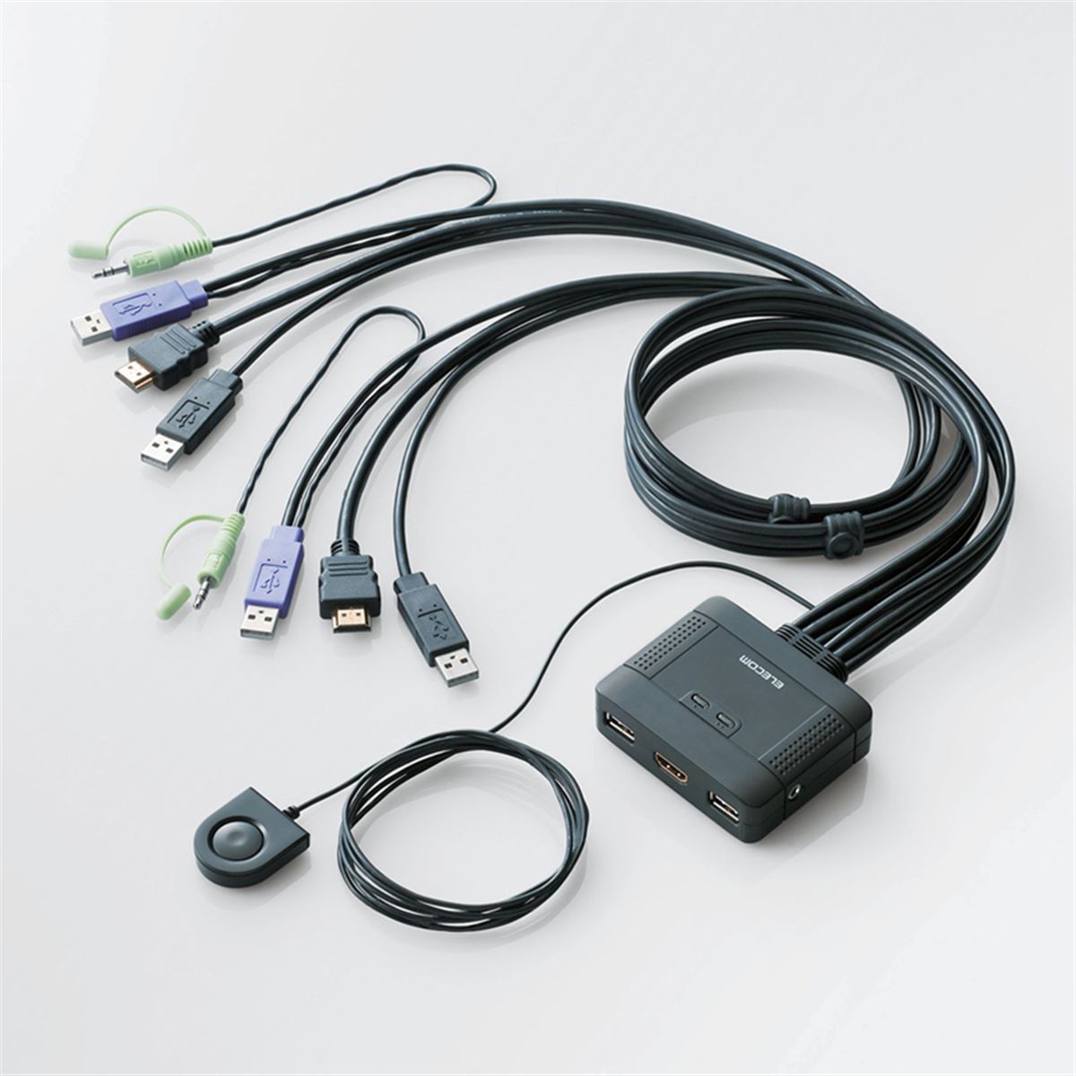 ELECOM　KVM-HDHDU2　　2つまとめ売り エレコム、HDMI対応のCPU切替器「KVM-HDHDU2」 - 価格.com