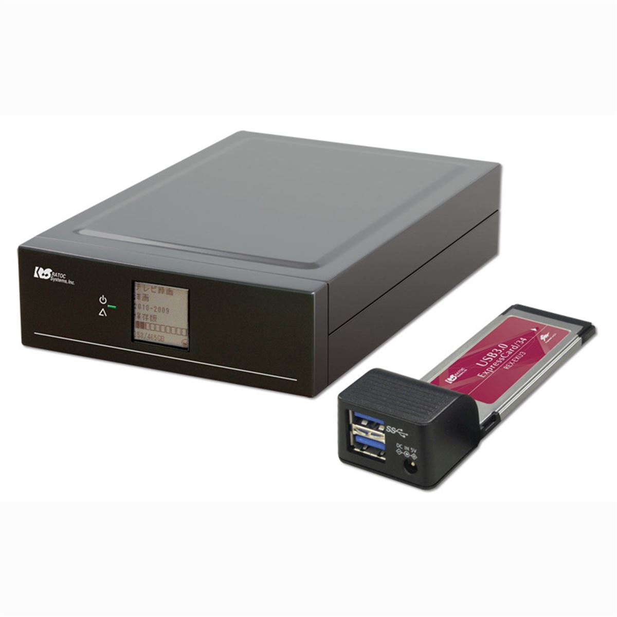 ラトック、USB3.0対応HDDケース&USB3.0増設カードのセット - 価格.com