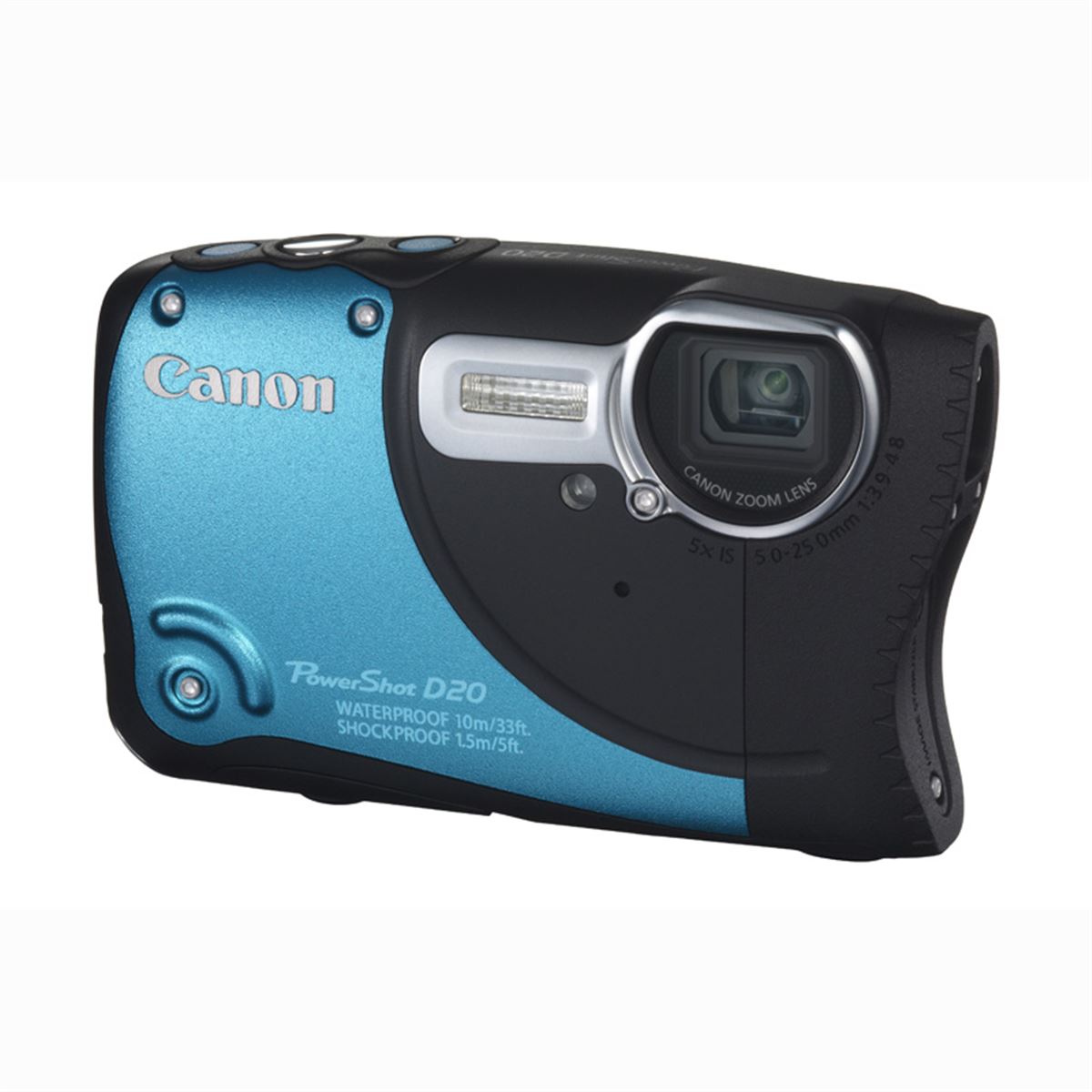 【美品】Canon PowerShot D20 キャノン　デジタルカメラ　防水 キヤノン、アウトドア仕様のタフネスデジカメ「PowerShot D20