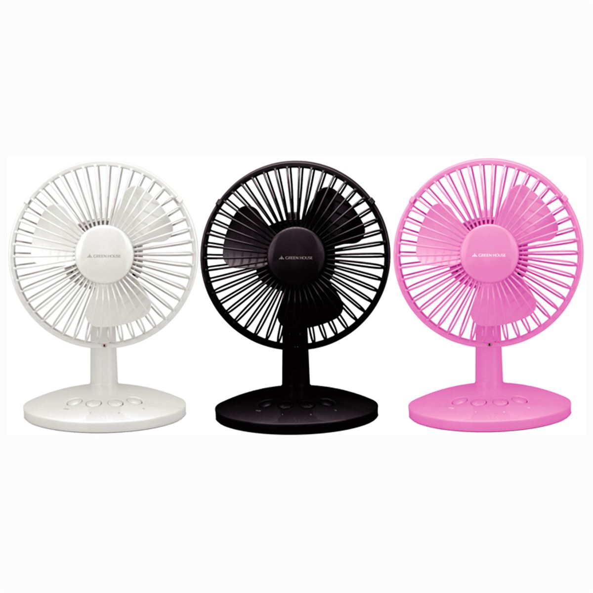 グリーンハウス、自動首振り機能搭載の卓上用扇風機 - 価格.com