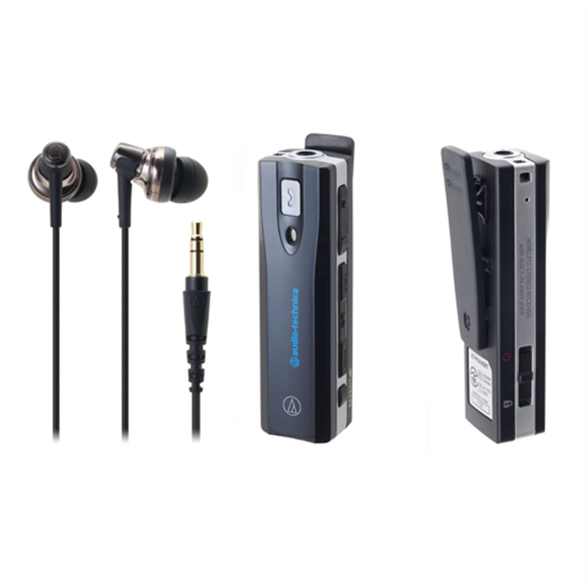 オーディオテクニカ、アンプ内蔵Bluetoothレシーバーとヘッドホンの