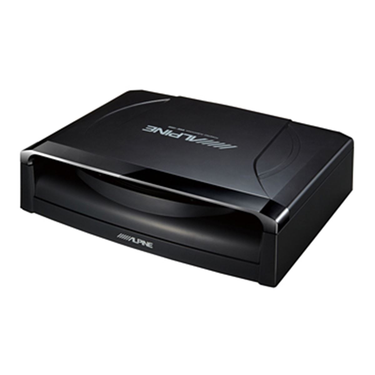 アルパイン、フロントシート下に設置できるパワードサブウーハー