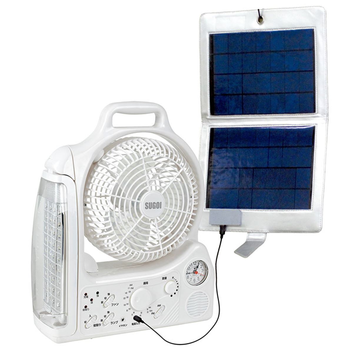 システムトークス、ソーラー発電機と扇風機のセット - 価格.com