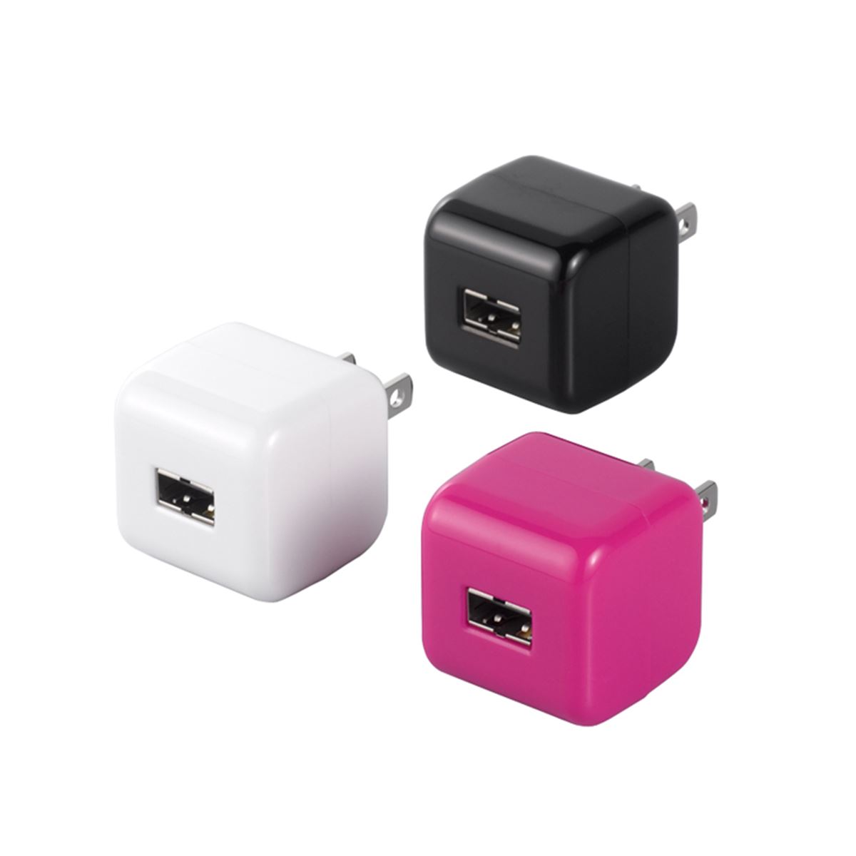 バッファロー、どっちもUSBポートを採用した1A出力のUSB充電器 - 価格.com