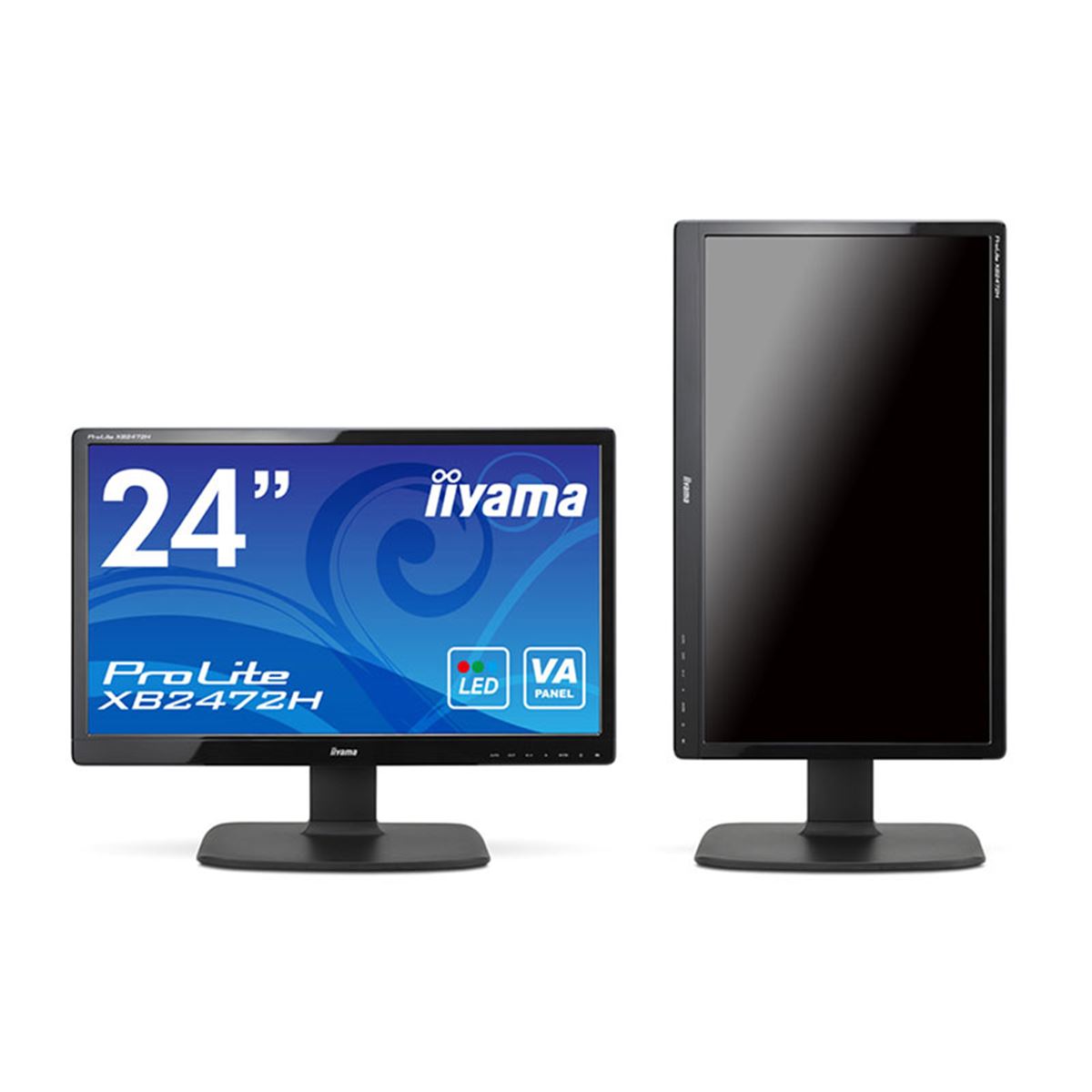 モニター・ディスプレイ/iiyama(イイヤマ)/24インチ(24型) iiyama、昇降・ピボット機能対応のVAパネル採用24型液晶 - 価格.com