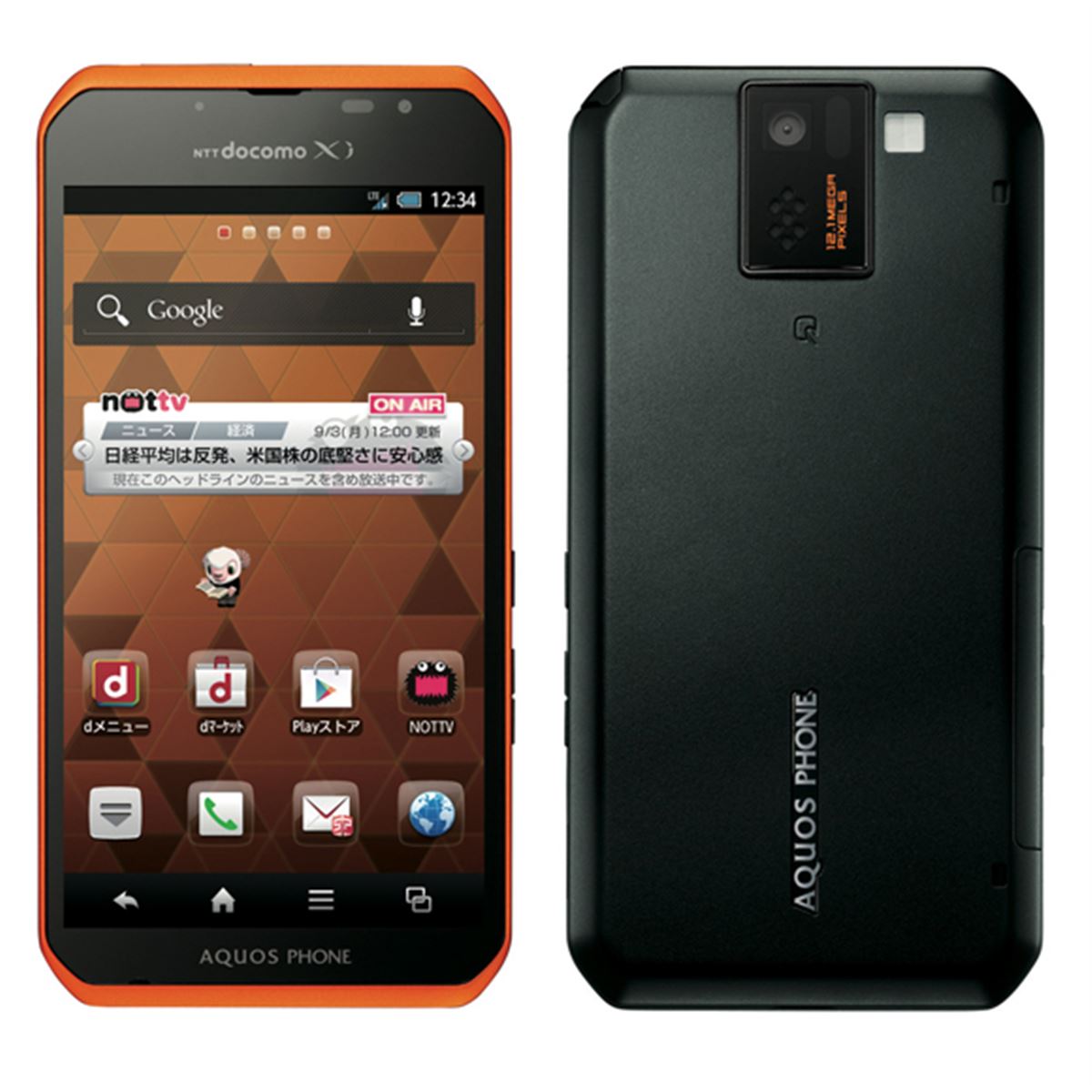 ドコモ、Xi&NOTTV対応「AQUOS PHONE sv SH-10D」の予約を8/24より開始