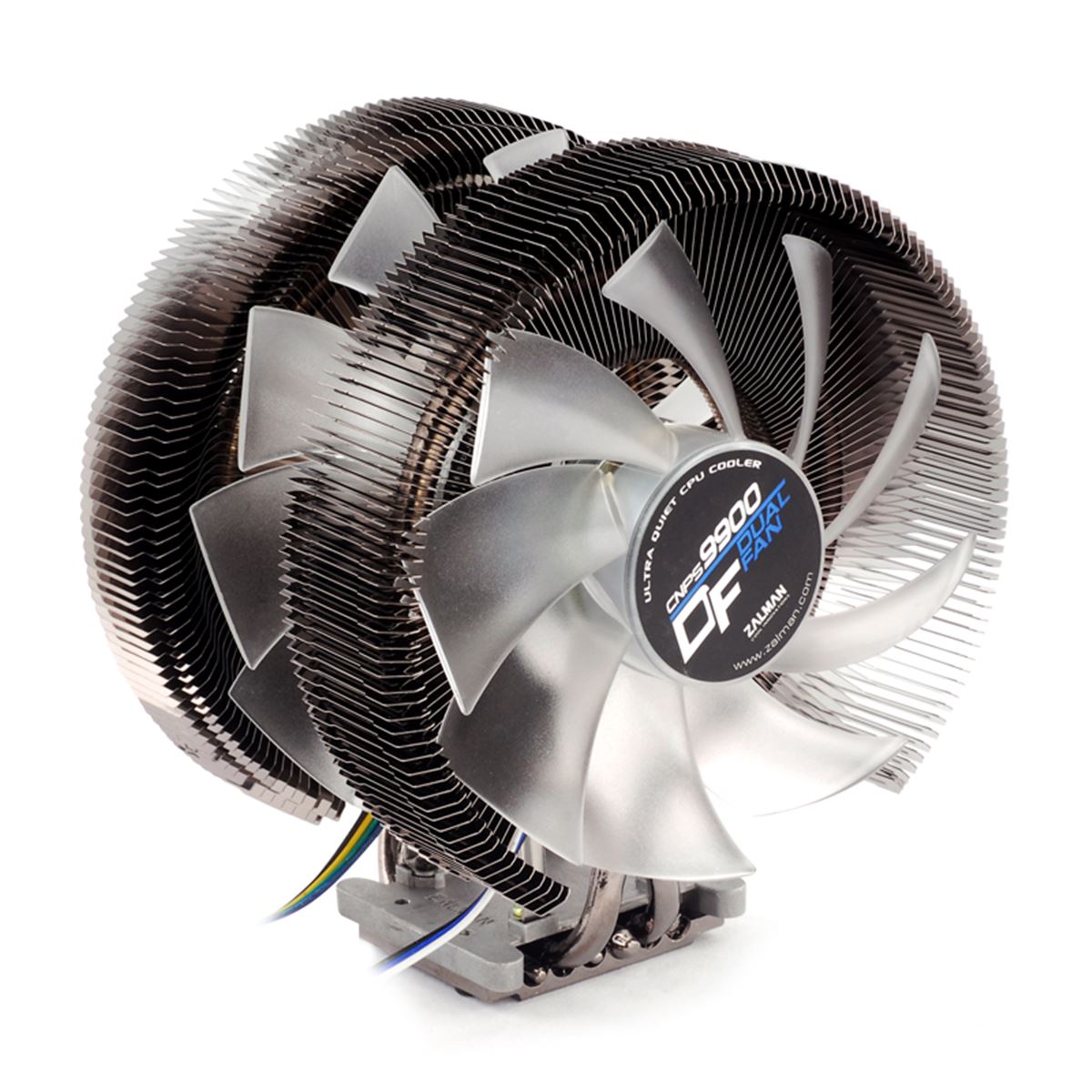 ZALMAN、3本のヒートパイプとデュアルファンを搭載したCPUクーラー