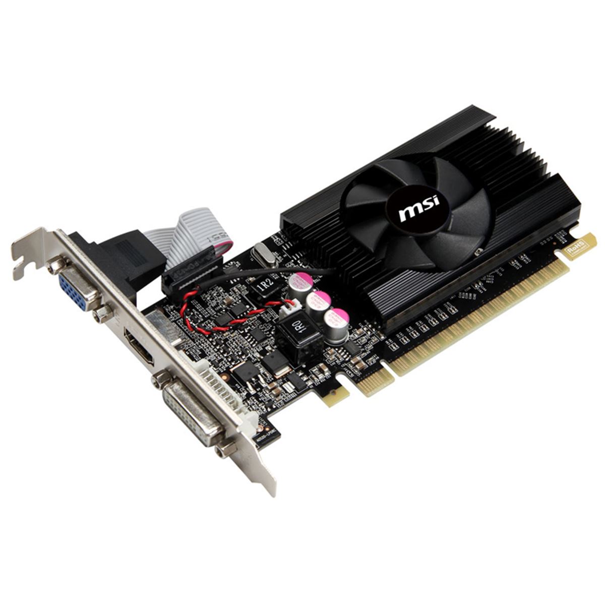 MSI、GeForce GT 610塔載のロープロ対応ビデオカード - 価格.com