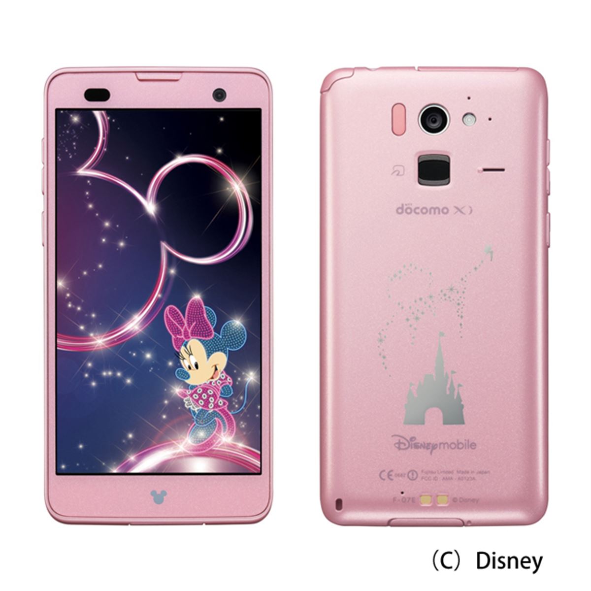富士通、クアッドコアCPU搭載のDisneyスマホ「F-07E」 - 価格.com