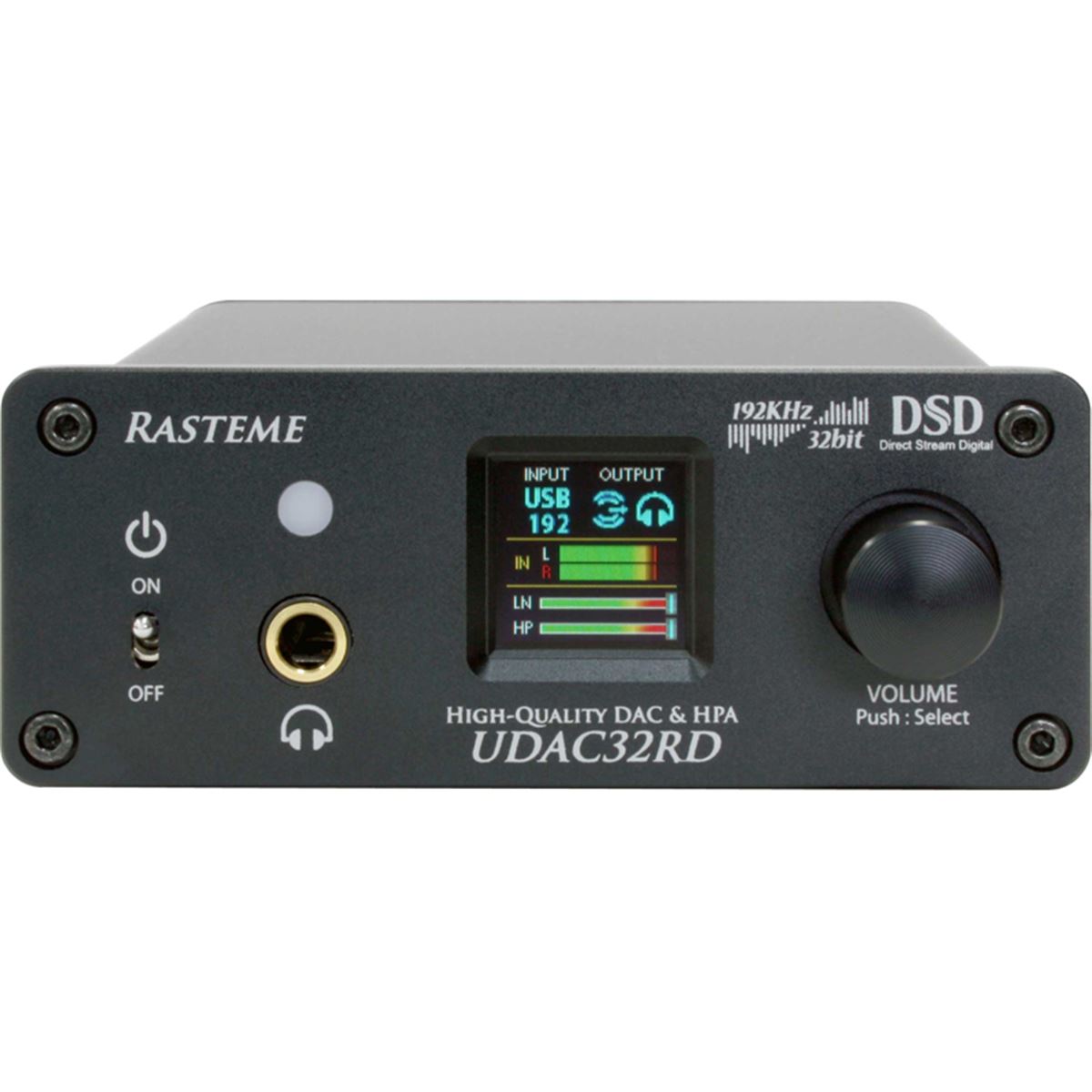 【RASTEME】ラステーム　UDAC32R USB DAC RASTEME UDAC32R ラステーム ヘッドフォンアンプ HPA PC