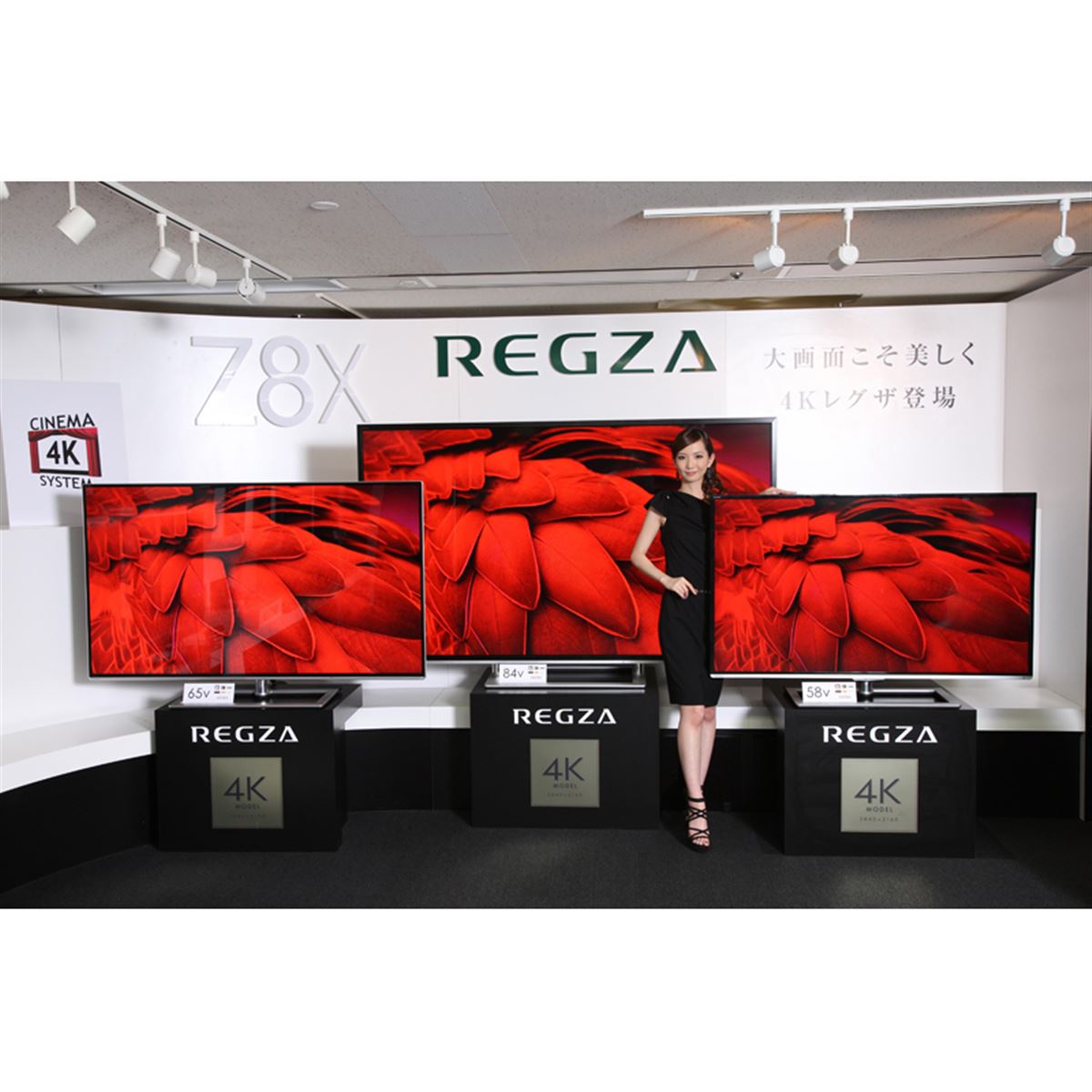 東芝、「ハイブリッドキャスト」対応の4K液晶TV「レグザ Z8X