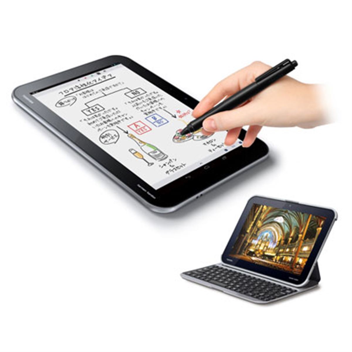 ノートパソコン　東芝 東芝、2560×1600の10.1型液晶を搭載したレグザタブレット - 価格.com